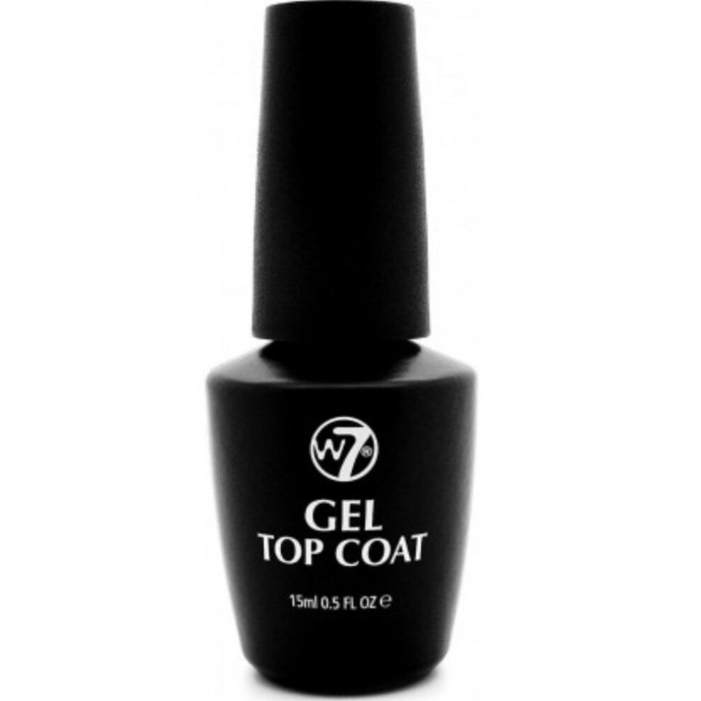 W7 Angel Manicure GEL Top Coat 15ml Glossy Nail Polish Finish Treatment Free P&P - Image 4