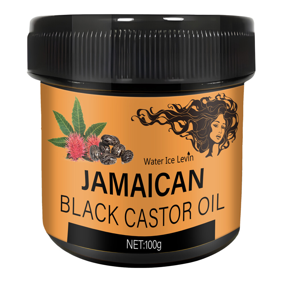 Black Jamaican Castor Oil 100G, Moisturizing Hair Wax, Enhancing Hair Quality, Improving Dryness And Dandruff