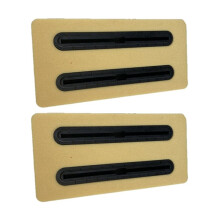 2X Tragflächen Schiene Box Fahren Motor Folie Montage Track Box PVC Schaum Tragflächen Box (Schwarz)