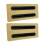 2X Hydrofoil Rail Box Ride Engine Foil Mount Track Box Pvc Foam Hydrofoil Box(Black) 2