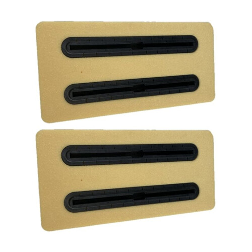 2X Hydrofoil Rail Box Ride Engine Foil Mount Track Box Pvc Foam Hydrofoil Box(Black) 1