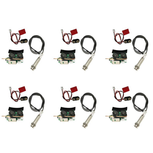 6X Systeme de Preampli Micro-Integre Piezo pour Guitare Acoustique