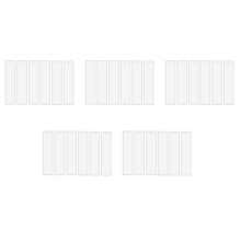 30 Stück / Set 5,7 Zoll Recht Eck Silikon Lese Zeichen Form DIY Lese Zeichen Form Herstellung Epoxid Harz Schmuck Handwerk Transparente Form