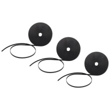 3Pcs 6mm GT2 RF Fiber Glass Reinforced Rubber Timing Belt for 3D Printer, 10 M