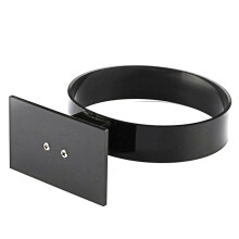 3X Acryl-Stirnbandhalter, Haarschmuck, Stirnband-Ständer, Schmuckhalter Schwarz