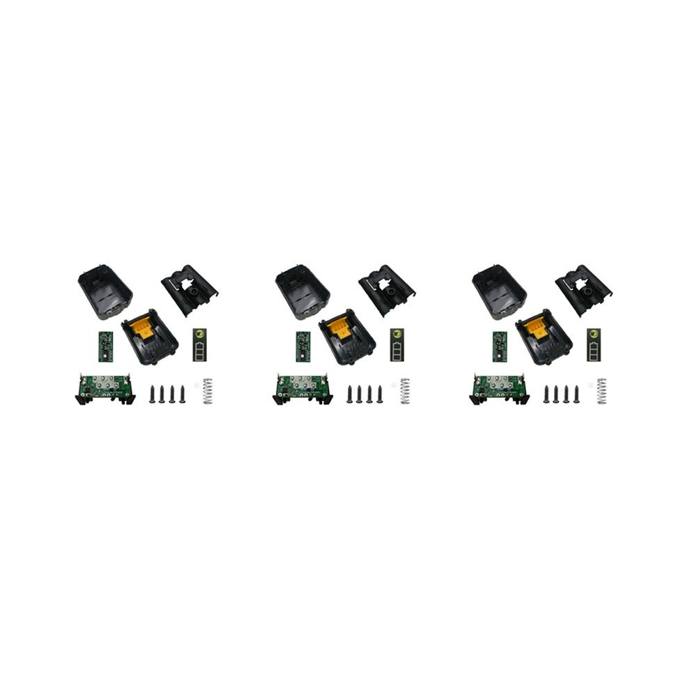 3X Dcb120 Battery Plastic Case Pcb Charging Protection Circuit Board Box For 10.8V 12V Li-Ion Battery Dcb125 4711982345923