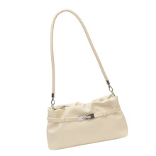 Sac sous les bras coréen tendance, sac à main en cuir PU-Beige