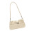 Elegant Shoulder Bag Comfortable Handbag PU Leather-Beige 1