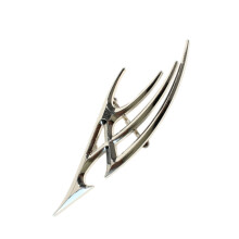 Punk Metal Belt Buckle Retro Unique Belt Buckles- silver