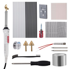 100W 2-in-1 Plastic Welder & Soldering Iron Kit, 3-Speed Adjustment Temp