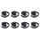 8pcs 10 X 20mm 1M Open  Both Side Plastic Towline Cable Drag Chain 1