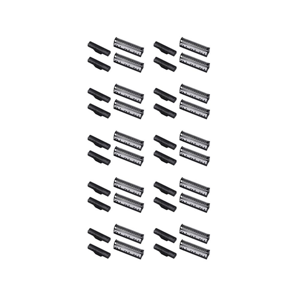 Silver 10Set Clipper Blade For Kemei -1102 Clipper Electric Shaver Parts Net