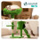 VOUNOT Cat Tree with Scratching Posts Multi - Level Cat Activity 112cm Green 6