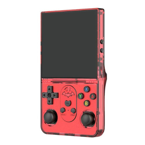S600 Retro Game Console 128G Open Source Linux 4.0Inch IPS Screen Handheld Video Player with 18000+ Games Red