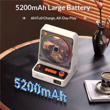 Multifunctional Album Cd Player HiFi Speaker  Wireless Portable Camping Retro Disc Music Machine
