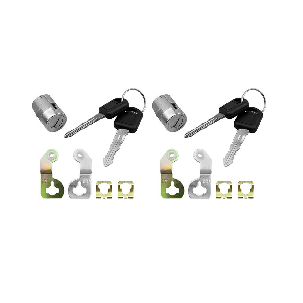 2X Driver And Passenger Door Locks With Key 15298924, For Escalade/ Silverado Suburban Tahoe 4714250172986