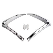 Motorcycle Fairing Lower Trim Strips & Corner Trim Plugs Chrome Kit for Goldwing GL1500 1988-2000