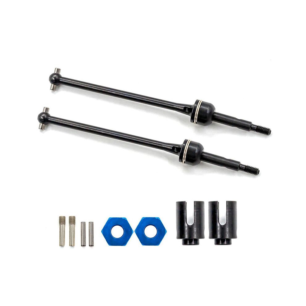 4Pcs Steel Rear Drive Shaft Driveshafts For 1/10 Slash Rustler Hoss Stampede Vxl 4X4 2Wd Rc Car Upgrades Parts 4712731488526