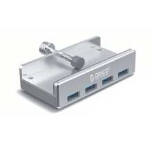 ORICO USB 3.0 HUB 5Gbps with Power Supply Clip Expansion Splitter 1 to 4 Multiple Extend Dock for Desktop PC Accessories B
