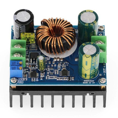 10-60V to 12-80V High Power Boost Module 600W Solar Constant Voltage Constant Current Vehicle Voltage Regulator Module