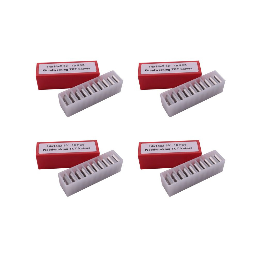 40Pcs Wood Turning Carbide Insert Blades Milling 30 Degree Lathe Chisel Replacement Blade 14X14x2mm 4712911931088