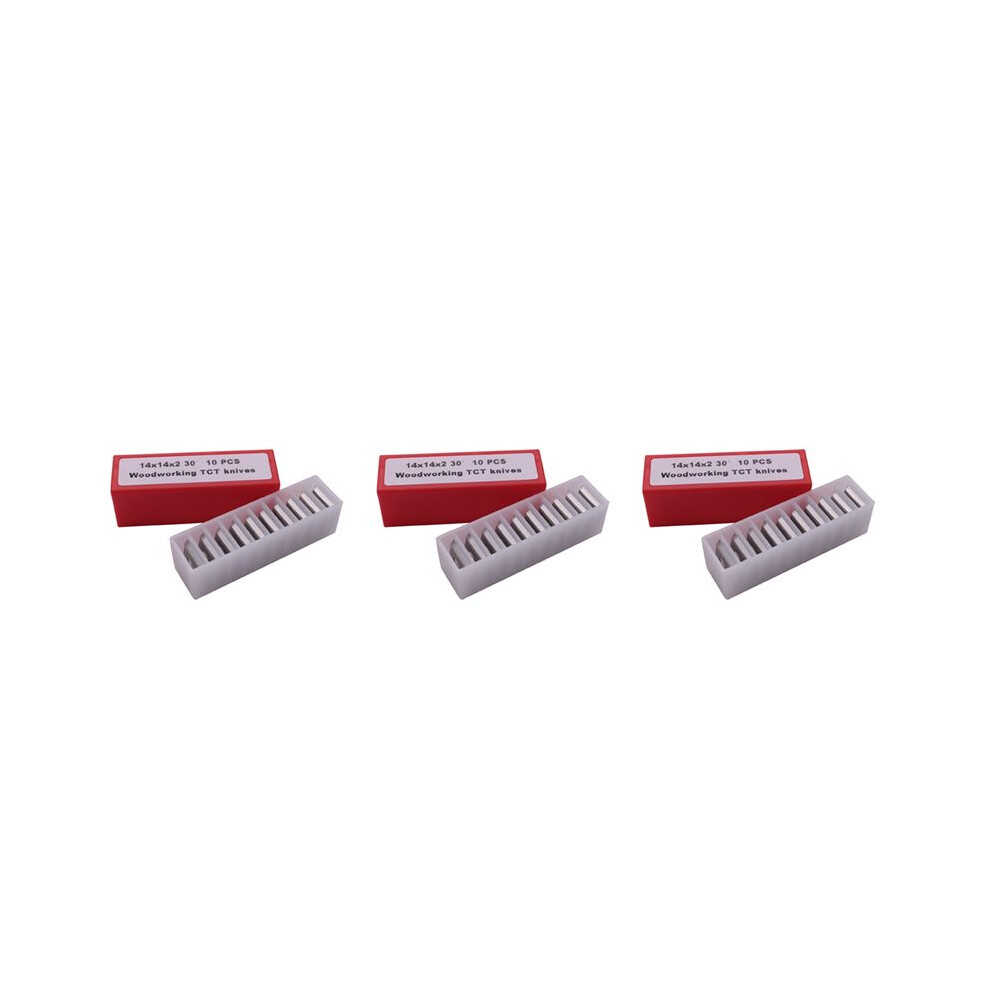 30Pcs Wood Turning Carbide Insert Blades Milling 30 Degree Lathe Chisel Replacement Blade 14X14x2mm 4711028462614