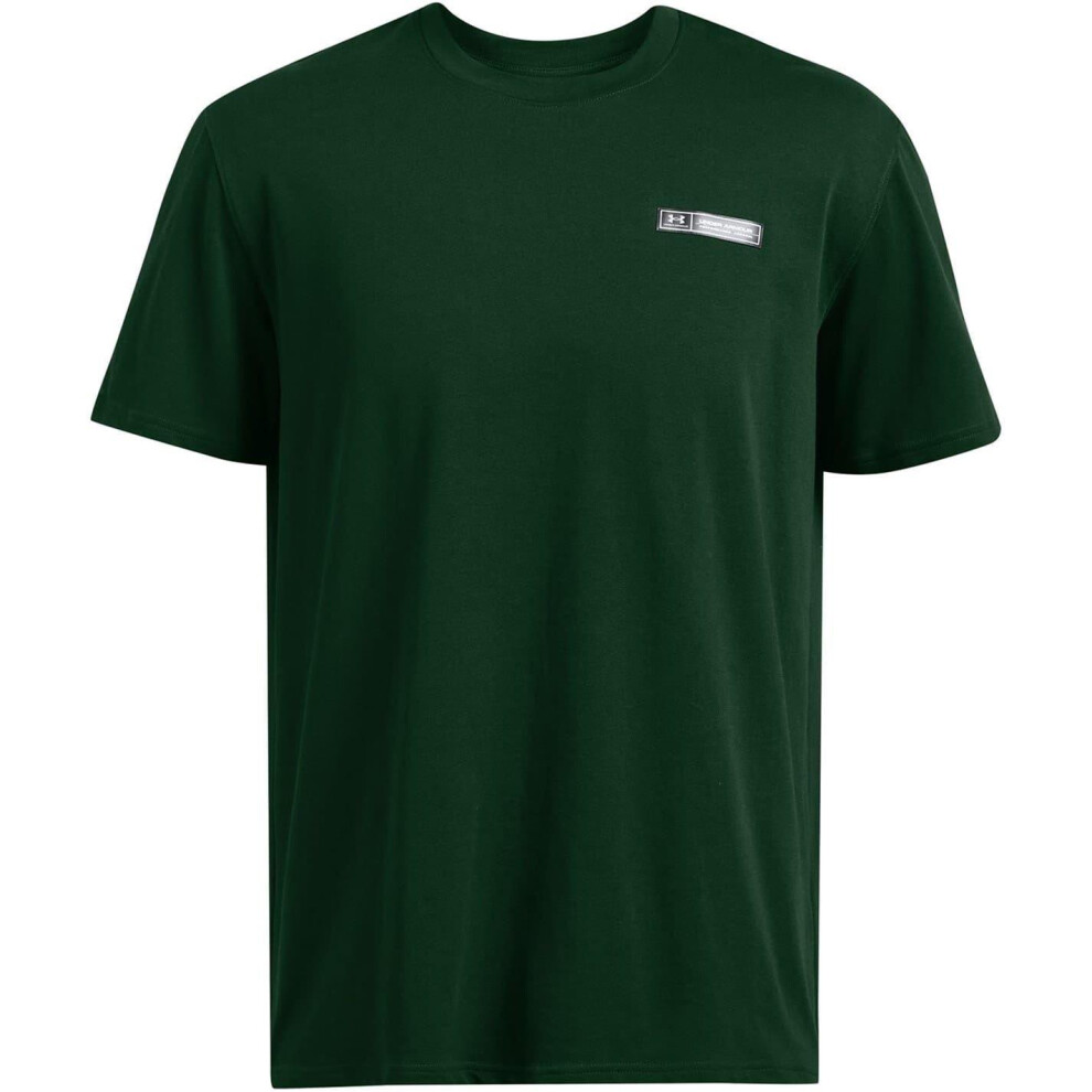 Under Armour (S, Green) Mens Performance Heavyweight Gym T-Shirt
