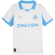 (9-10 Years, White/Blue) Puma Childrens/Kids 25/26 Olympique De Marseille FC Football Shirt