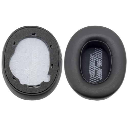 2 Piece Replacement Earpads Protein Leather Ear CushionS-Black