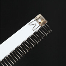 2X Practical 44.5cm Stainless Steel Silver Cast Comb Knitting Machine for All 4.5mm/9mm for