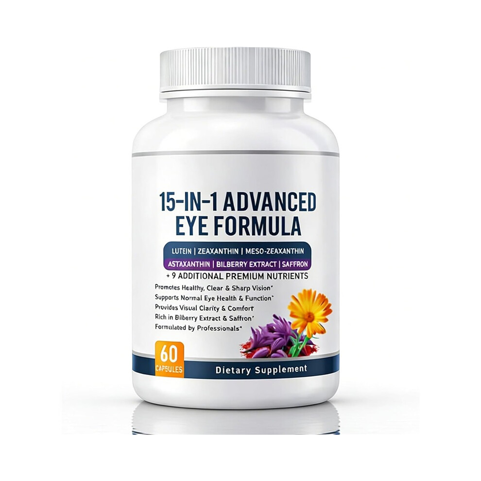 (1PC) 15-in-1 Advanced Eye Formula,60 capsules