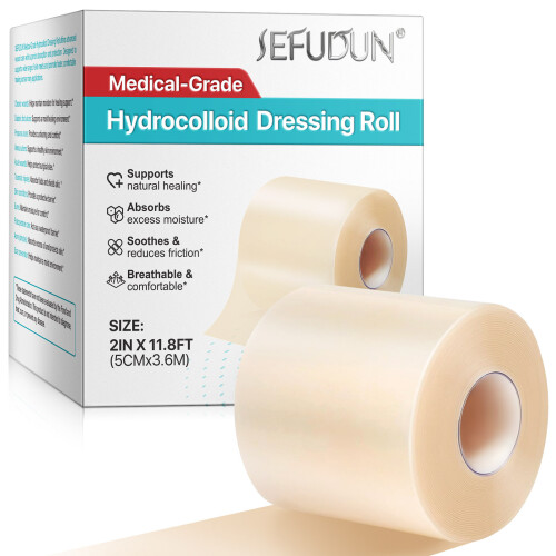 (5CMX3.6M) Hydrocolloid Bandages Come In Two Sizes In A Roll