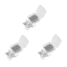 450 Pieces S Hooks Connectors Metal S-Shaped Wire Hook Hangers for DIY Crafts, Hanging Jewelry, Key Chain and Tags