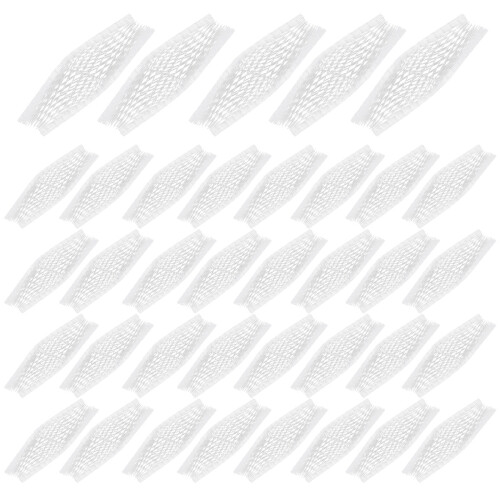 200Pcs White Plastic Thread Net Spool Savers Breathable Mesh Covers