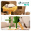 VOUNOT Cat Tree with Scratching Posts Multi - Level Cat Activity 112cm Green&Orange 6