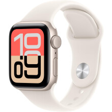 Apple Watch SE 3 GPS+Cellular 40 mm Sternenlicht Aluminium MEP64 S/M Sternenlicht Sportarmband