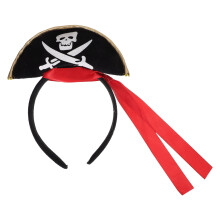 Pirate Headband Elastic Fabric for Women Men Halloween Party