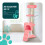 VOUNOT Cat Tree with Scratching Posts Multi - Level Cat Activity 112cm Pink 4