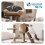 VOUNOT Cat Tree with Scratching Posts Multi - Level Cat Activity 112cm Brown 6