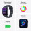 Apple Apple Watch SE 3 GPS+Cellular 44 mm Αλουμίνιο Μεσονύχτιο MEPJ4L M/L με Αθλητικό Λουράκι Μεσονύχτιο 3