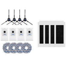 Für  X5 PRO Kehrroboter Zubehör Wischmopp Staubbeutel Wischmopp Verbrauchsmaterial Seitenwalze Bürste Filterelemente Seitenbürste B