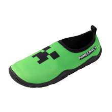 (4 UK, Green) Minecraft Boys Aqua Creeper Water Shoes