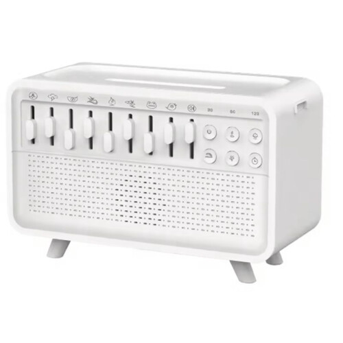 Speaker White Noise Machine Diffuser Air with 8 Group Nature Sound USB and UK Plug for Power Supply