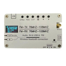 Multifunktionaler FM-Transmitter, , USB-FM-Transmitter, FM-Radio, 76-108 MHz, Empfangen und Senden Von AUX-Audio