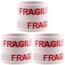 6Rollen Stevige Fragiele Waarschuwingsstickers Voor Transport