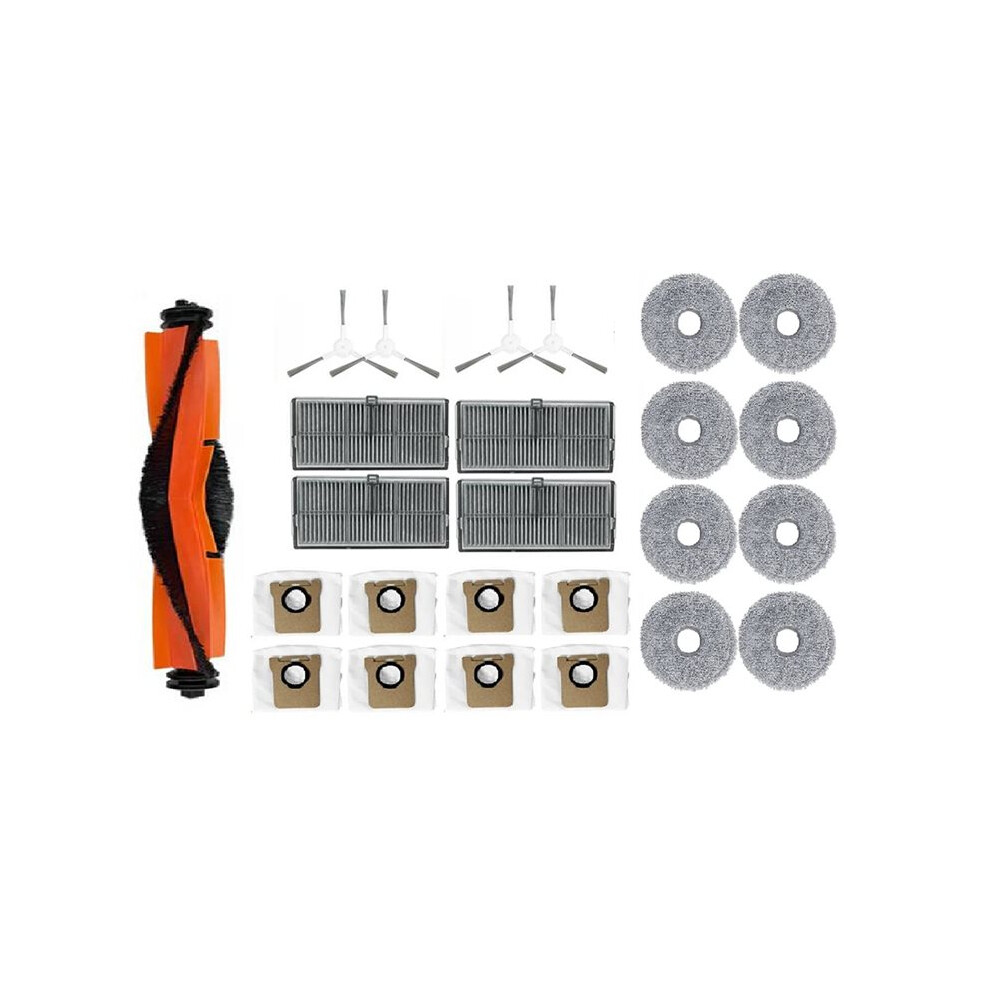 25 Pcs For Mijia M30s D103cn Vacuum Main Side Brush Mop Filter Dust Bags 4711677965924