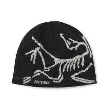 Arc'teryx Bird Head Toque Beanie Black Merino Wool Knitted Winter Hat Unisex Black_D2S