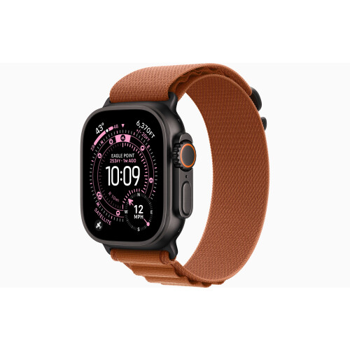 Apple Watch Ultra 3 GPS+Cellular 49 mm Caixa de Titânio Preto MF254 Small Terracota Alpine Loop