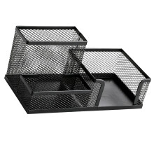 Multipurpose Metal Pen Stand Multi-Compartment-Three grids