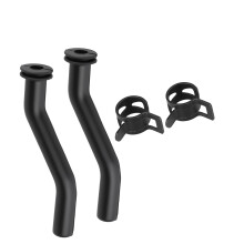 4Pcs 596163 Rubber Oil Pumps Vacuum Hose And Clamps Set 593998